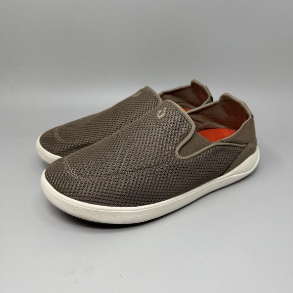 Olukai Nohea Pae Slip-On Shoes Men’s US 8 Mustang Brown 10487-1313 Mesh Boat main image 7